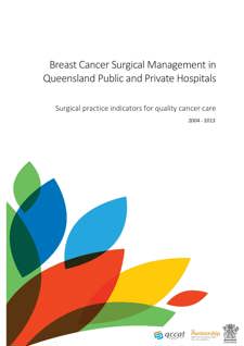 Breast Cancer Surgical Management in Queensland Public and Private Hospitals 2004-2013