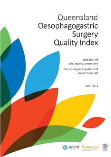 Queensland Oesophagogastric Surgery Quality Index 2004-2013 