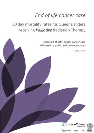 30 day mortality rates for Queenslanders receiving Palliative Radiation Therapy